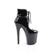 Pleaser - FLAMINGO80022 Platform Boots, Pole dance shoes - Black Product image
